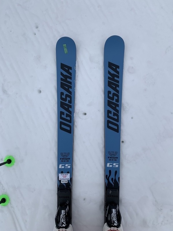 スキー板、オガサカ GS-M 180cm SR585付 - スキー